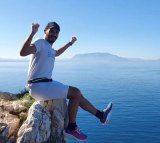 Man who aims to run in every country to visit Gibraltar